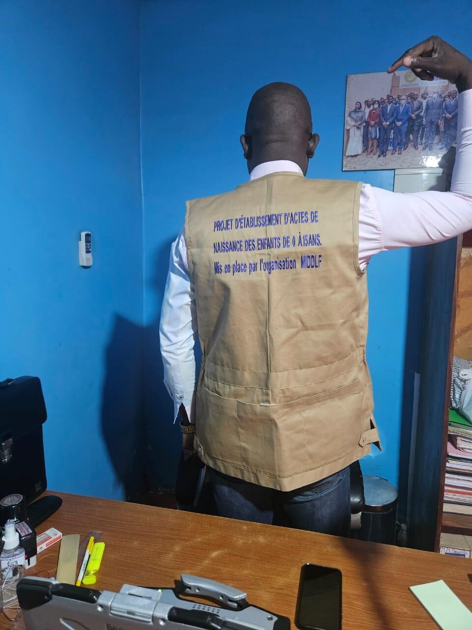 Agent MIDDLF préparant une mission